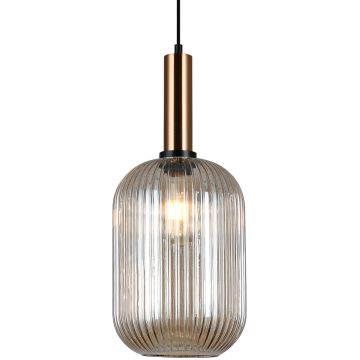 Italux ANTIOLA PND-5588-1L-BRO+AMB Függőlámpa 1x40W/E27 IP20