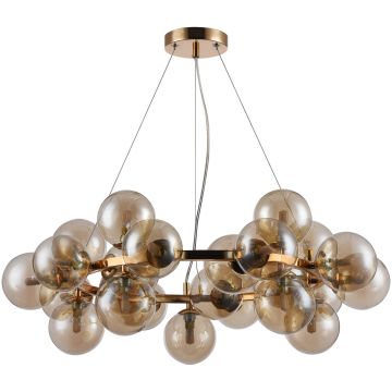 Italux CABELLA PND-5252-25-GD-CGN Függőlámpa 25x28W/G9 IP20