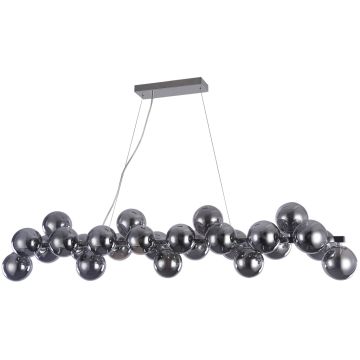 Italux CABELLA PND-5252-A-25-CH+SMK Függőlámpa 25x28W/G9 IP20