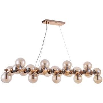Italux CABELLA PND-5252-A-25-GD-CGN Függőlámpa 25x28W/G9 IP20
