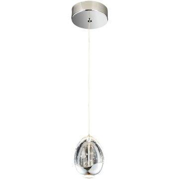 Italux HUELTO PND-22112132-1A-CR Függőlámpa 1x4,8W/LED 3000K 290LM IP20