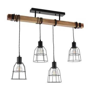 Italux PONTE PND-4290-4-L Függőlámpa 4x60W/E27