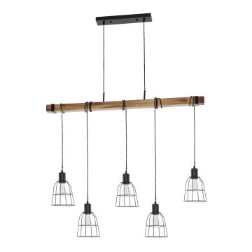 Italux PONTE PND-4290-5-L Függőlámpa 5x60W/E27
