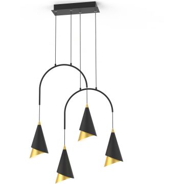 Italux RAALTO PND-433128-3 Függőlámpa 4x29,4W/LED 3000K 958LM IP20