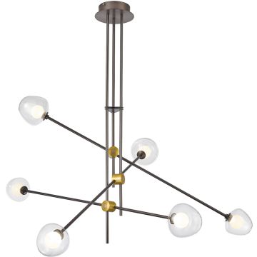 Italux ROMILY PND-201883-6 Csillár 6x4W/LED 3000K 1800LM IP20