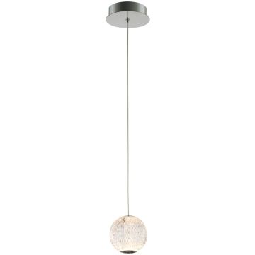 Italux ROSARIO PND-12220121-1A-CR Függőlámpa 1x4,2W/LED 3200K 280LM IP20