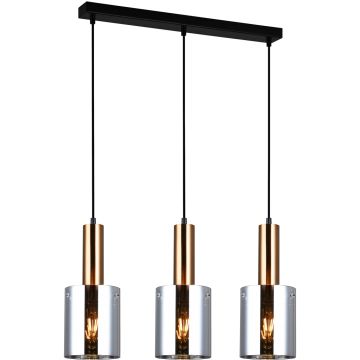 Italux SARDO PND-5581-3-BRO+SG Függőlámpa 3x40W/E27 IP20