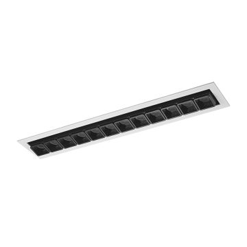 Italux HARPER SL74108/24W S-WH Beépíthető spotlámpa 12x24W/LED 1510LM IP20