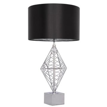 Cosmolight CARACAS T01960CH Asztali lámpa 1x40W/E27