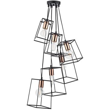 Dar Lighting TOWER TOW0622 Függőlámpa 6x40W/E27