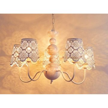Italux ARIANNA V2473B-5 WH Csillár 5x40W/E14