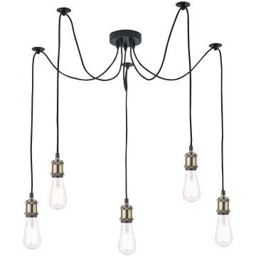Dar Lighting WACO WAC0575 Függőlámpa 5x60W/E27