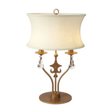 Elstead Lighting WINDSOR WINDSOR-TL-GOLD Asztali lámpa 2x60W/E14