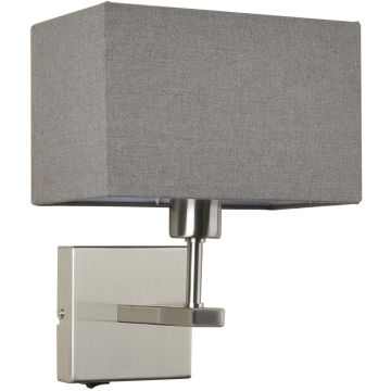 Italux NORTE WL-1122-1-A-SN-RC-GR Fali lámpa 1x60W/E27 IP20