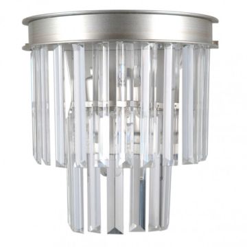 Italux VERDES WL-44372-2A-SLVR-BRW Fali lámpa 2x40W/E14 IP20