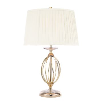 Elstead Lighting AEGEAN AG-TL-POL-BRASS Asztali lámpa 1x60W/E27