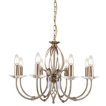 Elstead Lighting AEGEAN AG8-AGED-BRASS Csillár 8x60W/E14