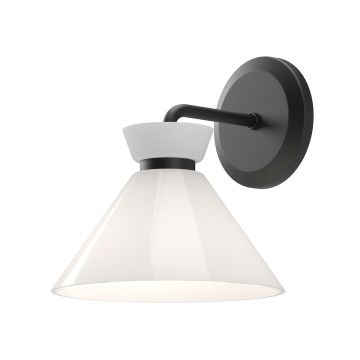 Elstead Lighting Halston ALM-HALSTON-1WB-BK Fali lámpa 1x40W/E14 IP20