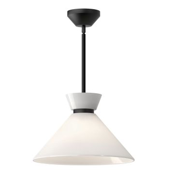 Elstead Lighting Halston ALM-HALSTON-P-M-BK Függőlámpa 1x60W/E27 IP20