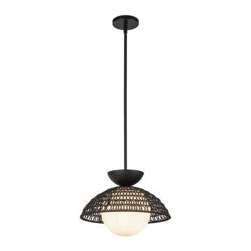 Elstead Lighting Perth ALM-PERTH-P-BK Függőlámpa 1x60W/E27 IP20