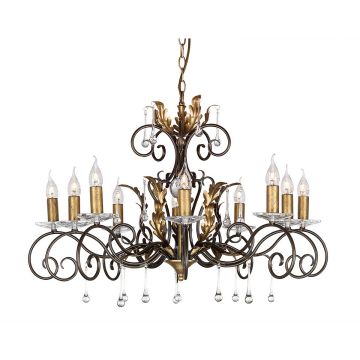 Elstead Lighting AMARILLI AML10-BRONZE Csillár 10x60W/E14