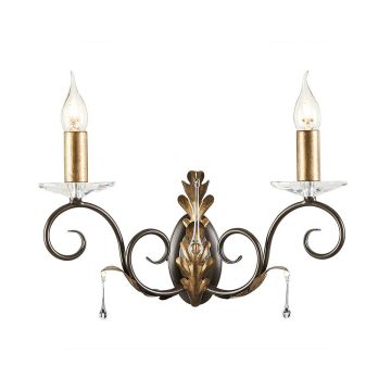 Elstead Lighting AMARILLI AML2-BRONZE Fali lámpa 2x60W/E14