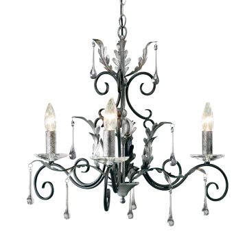Elstead Lighting AMARILLI AML3-BLK-SILVER Csillár 3x60W/E14