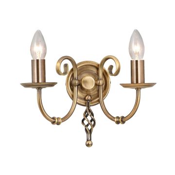Elstead Lighting ARTISAN ART2-AGD-BRASS Fali lámpa 2x60W/E14