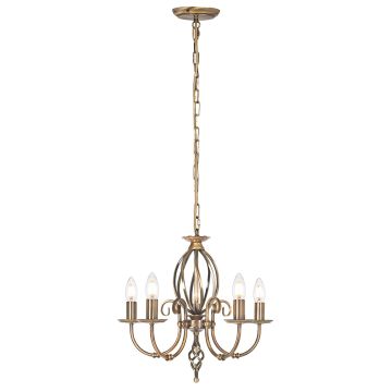 Elstead Lighting ARTISAN ART5-AGD-BRASS Csillár 5x60W/E14