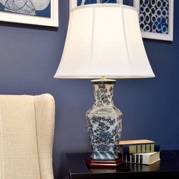 Elstead Lighting BLUE BLUE-HEX-TL Asztali lámpa 1x60W/E27