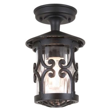Elstead Lighting HEREFORD BL13A-BLACK Süllyesztett mennyezeti lámpa 1x60W/E27 IP23