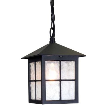 Elstead Lighting WINCHESTER BL18B-BLACK Függőlámpa 1x60W/E27 IP43