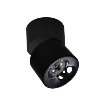 Light Prestige Brema LP-2626/1RM BK movable Felületi spotlámpa 1x10W/LED 3000K|4000K|6000K 873lm IP20