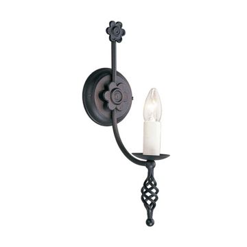Elstead Lighting BELFRY BY1-BLACK Fali lámpa 1x60W/E14