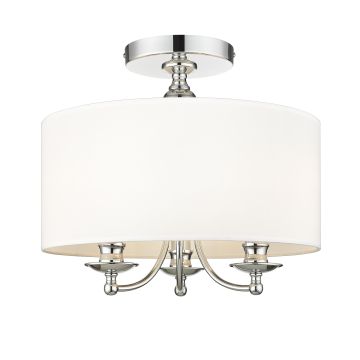 Cosmolight ABU DHABI C03466CH-WH Plafonlámpa 3x40W/E14