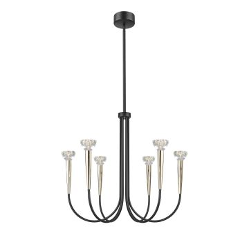 Zuma Line BOSTON P0603-06F-SDB1 Függőlámpa 6x30W/Led 3000K 3300lm IP20