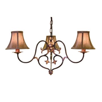 Elstead Lighting CONISTON CN3-BUR-GOLD Csillár 3x60W/E14