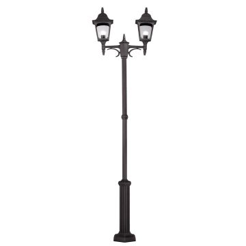 Elstead Lighting CHAPEL CP8-BLACK Utcai lámpa 2x60W/E27 IP44