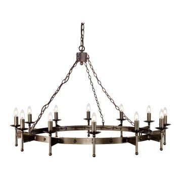 Elstead Lighting CROMWELL CW12-OLD-BRZ Csillár 12x60W/E14