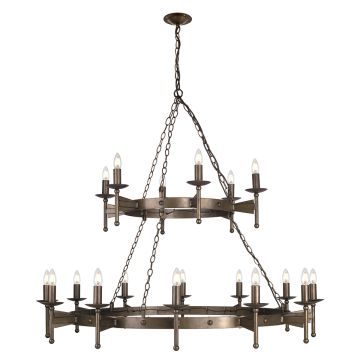 Elstead Lighting CROMWELL CW18-OLD-BRZ Csillár 18x60W/E14