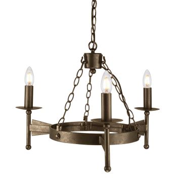 Elstead Lighting CROMWELL CW3-OLD-BRZ Csillár 3x60W/E14