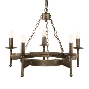Elstead Lighting CROMWELL CW5-OLD-BRZ Csillár 5x60W/E14