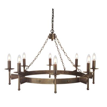 Elstead Lighting CROMWELL CW8-OLD-BRZ Csillár 8x60W/E14