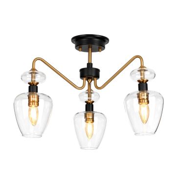 Elstead Lighting ARMAND DL-ARMAND-SF3-AB Plafonlámpa 3x40W/E14