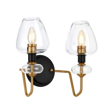 Elstead Lighting ARMAND DL-ARMAND2-AB Fali lámpa 2x40W/E14