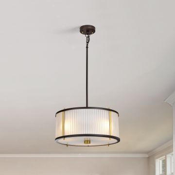 Elstead Lighting CORONA DL-CORONA-3P-BAB Függőlámpa 3x60W/E27