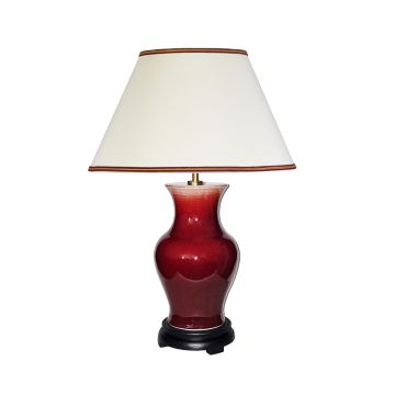 Elstead Lighting Oxblood DL-MAJIN-SMALL-TL-OXB Asztali lámpa 1x60 W/E27