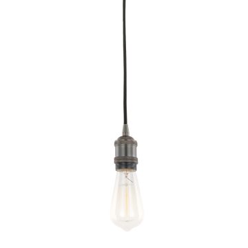Italux CLASSO DS-M-034 MATT BLACK Függőlámpa 1x60W/E27 IP20