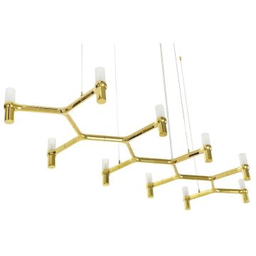 King Home ATOMIC LONG DW-d1005-10C.GOLD Függőlámpa 10x10W/G9 IP20