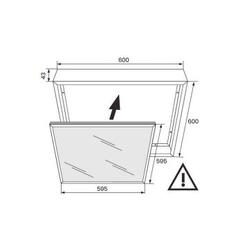 Eko Light LED PANEL EKP9131 Szerelőkészlet IP20